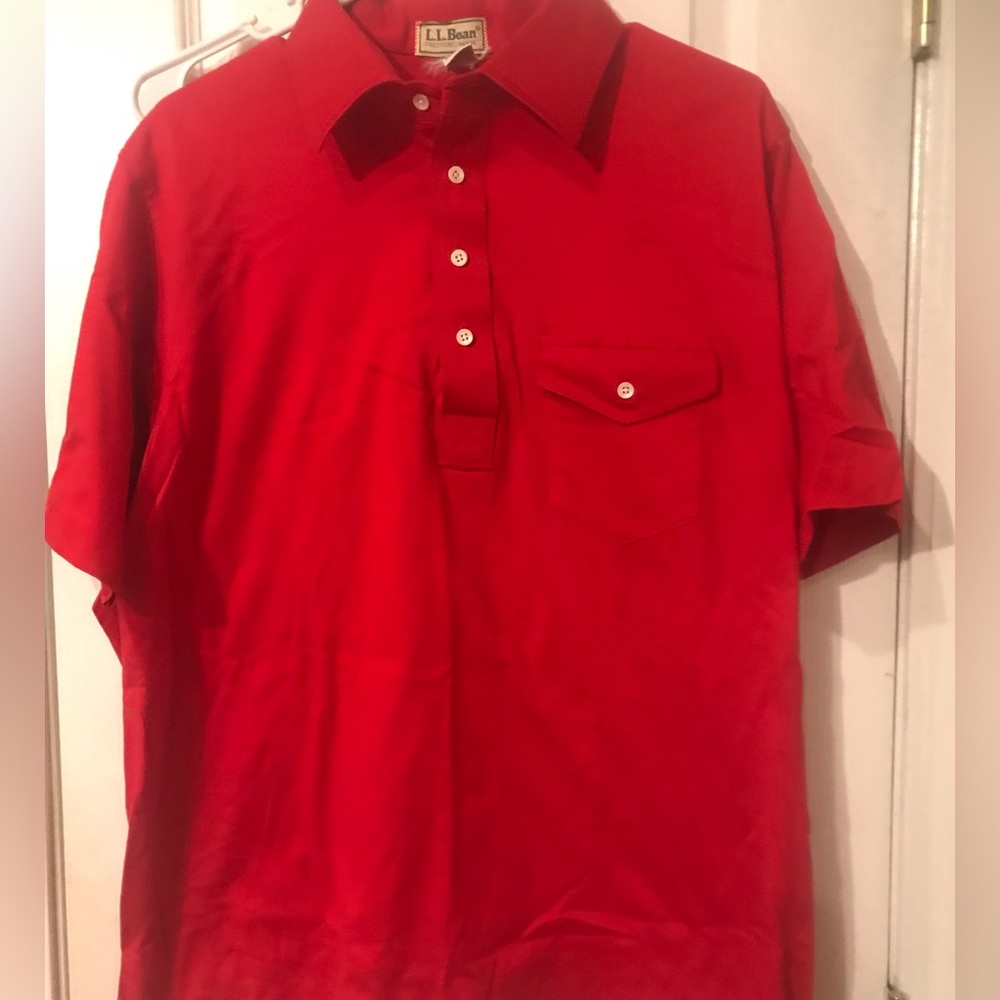 LL Bean Short Sleeve Polo Shirt